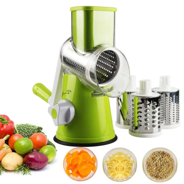 3 In 1 Rotary Drum Grater Kaddu Kash
