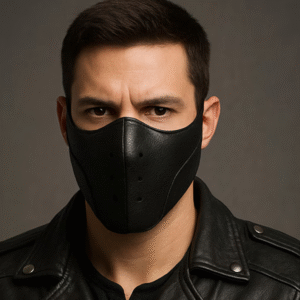 Genuine Leather Steampunk Mask | Handmade Medieval Cosplay, Gothic Festival & Biker Accessory